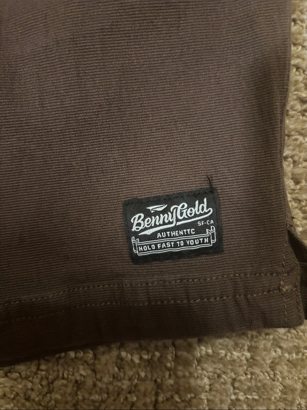 Benny Gold Men’s Brown Casual Shorts XL Elastic Waist Drawstring NWT Streetwear - Picture 3 of 7